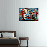 Geometric Colorful shapes painting Contemporary Modern wall art